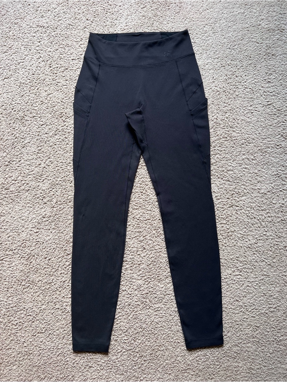 Arc'teryx Delaney High Rise Leggings Black Size Small with Pockets - Picture 2 of 10